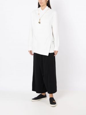 Asymmetrischer hoodie mit print Osklen weiß