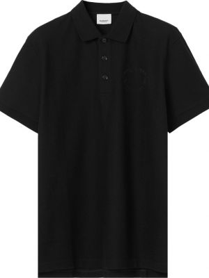 Рубашка с вышивкой Burberry черная