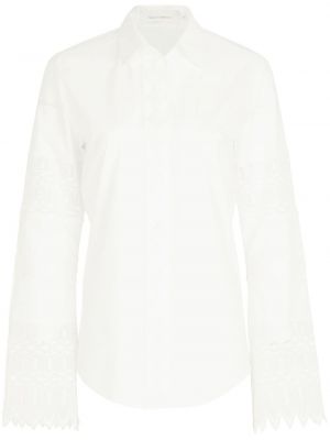 Βαμβακερή μπλούζα Silvia Tcherassi λευκό