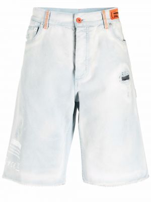 Nødlidende jeans-shorts Heron Preston grå