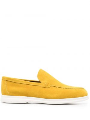Semišové loafersy Doucal's žltá