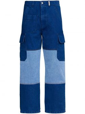 Карго панталони Marni синьо