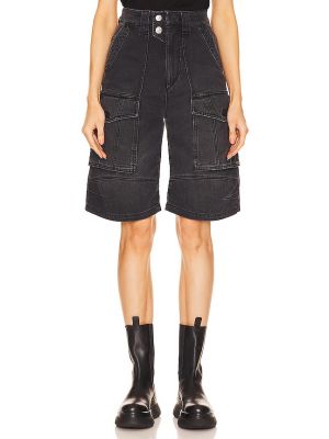 Shorts di jeans Isabel Marant Etoile nero