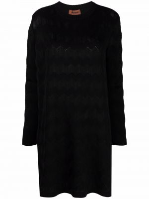 Mini vestido de punto Missoni negro