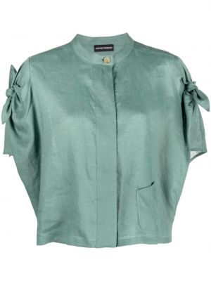 Риза Emporio Armani зелено