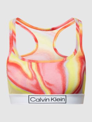 Braletka Calvin Klein Underwear pomarańczowy