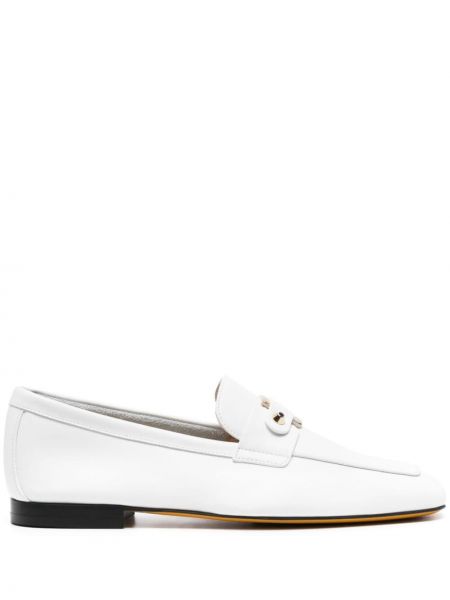 Pantofi loafer din piele cu cataramă Doucal's alb