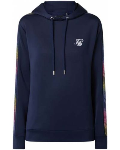 Bluza z kapturem z mieniącym się logo model ‘Rainbow Runner’ Sik Silk