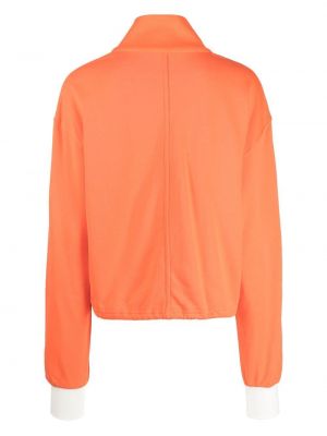 Sweatshirt mit stickerei Staud orange
