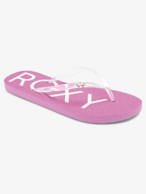 Papuci transparente Roxy roz
