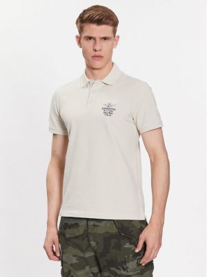 Polo majica Aeronautica Militare bež
