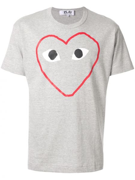 T-shirt Comme Des Garçons Play grå