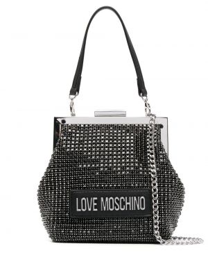 Чанта тип „портмоне“ с кристали Love Moschino