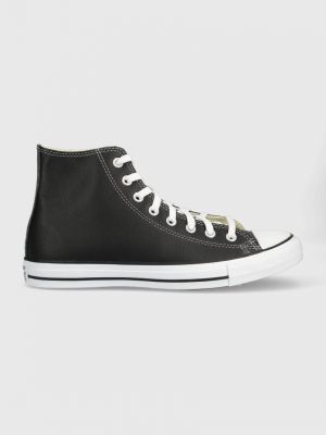 Със звездички ниски обувки Converse черно
