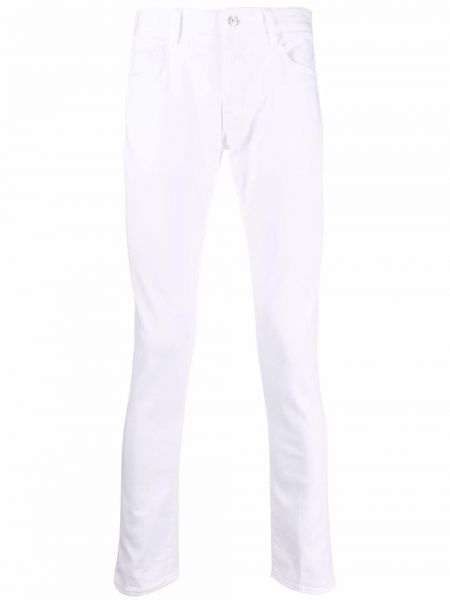 Pantalones slim fit Dondup blanco