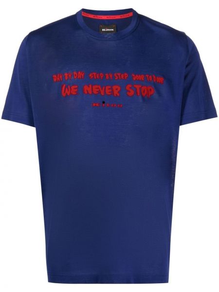 T-shirt con stampa Kiton