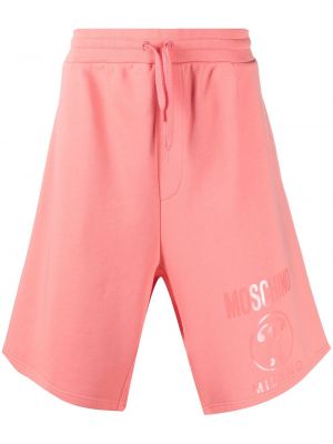 Pantalones cortos deportivos Moschino rosa
