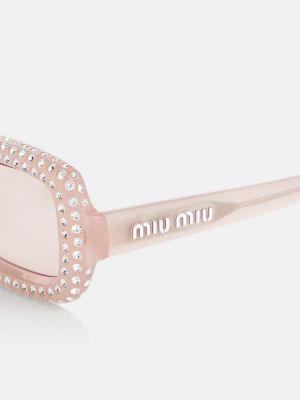 Slnečné okuliare Miu Miu ružová