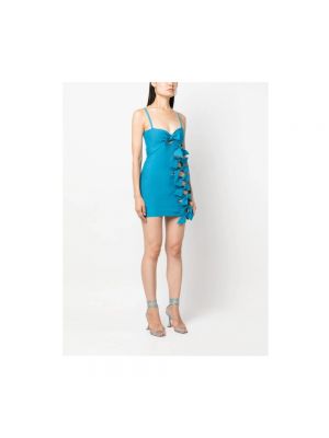 Mini vestido con lazo Blumarine azul