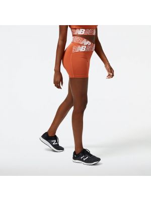 Figurbetonte shorts New Balance braun