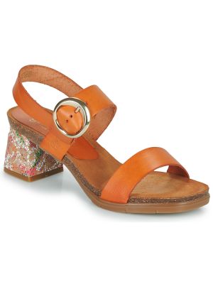 Sandály Yokono oranžové