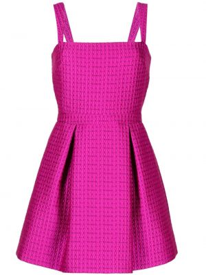 Πλισέ αμάνικη φόρεμα με τιράντες Alexis ροζ