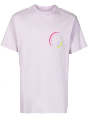 T-shirt con stampa Clot viola