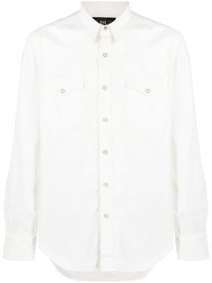 Medvilninė marškiniai Ralph Lauren Rrl balta