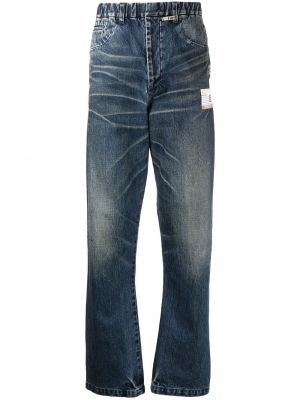 Jeans med normal passform Maison Mihara Yasuhiro blå