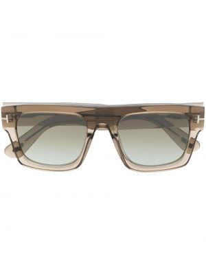 Caurspīdīgs saulesbrilles Tom Ford Eyewear pelēks