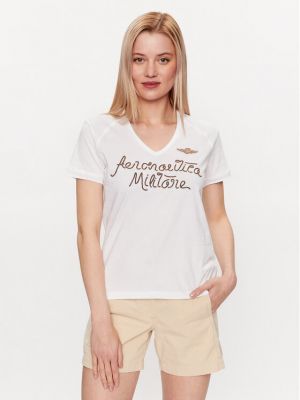 T-shirt Aeronautica Militare bianco