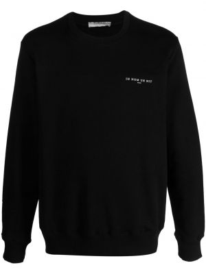 Sweatshirt aus baumwoll mit print Ih Nom Uh Nit schwarz