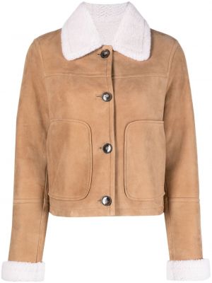 Veste de cuir Yves Salomon