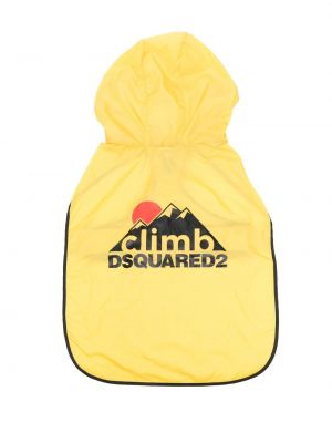 Jacke mit kapuze Dsquared2 gelb