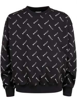 Sweatshirt mit print mit rundem ausschnitt Bally