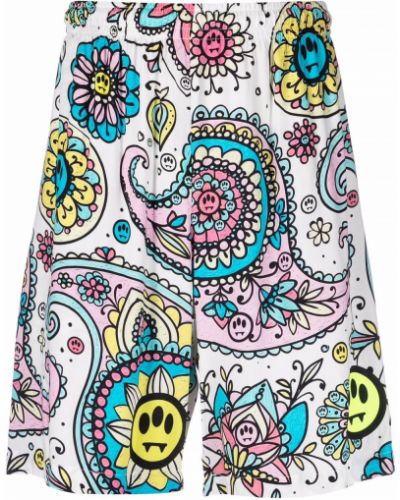 Paisley trykt bermudashorts #mumofsix hvit