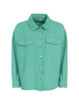 Marškinėliai ilgomis rankovėmis Influencer žalia