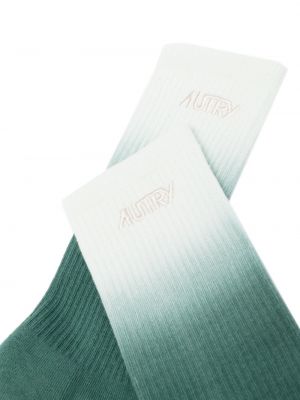 Ponožky s výšivkou Autry zelené