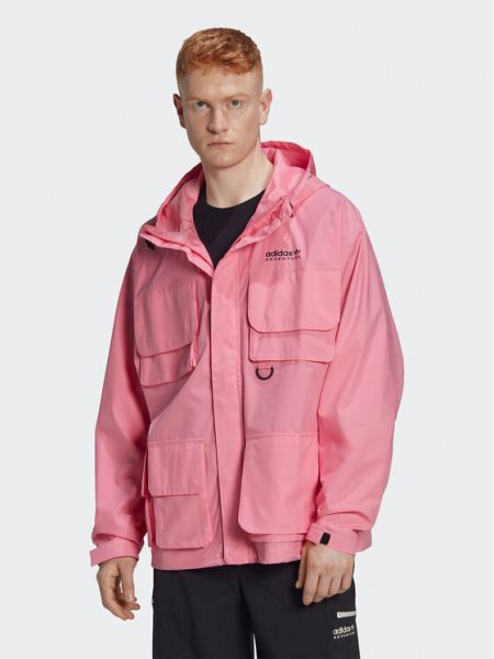 Куртка свободного кроя Adidas розовая