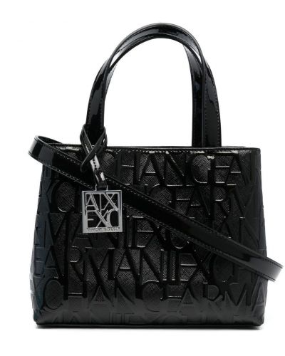 Shopper handtasche Armani Exchange schwarz