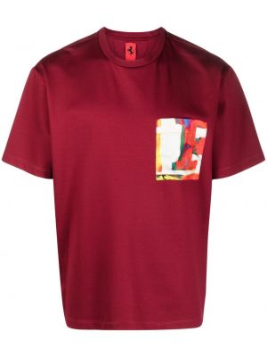 T-shirt aus baumwoll mit print Ferrari