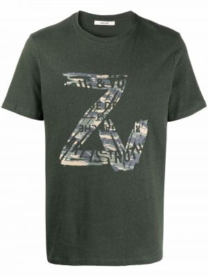 Camiseta con estampado Zadig&voltaire verde