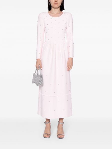 Sukienka midi Needle & Thread różowa