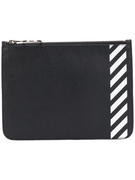 Cartera a rayas Off-white