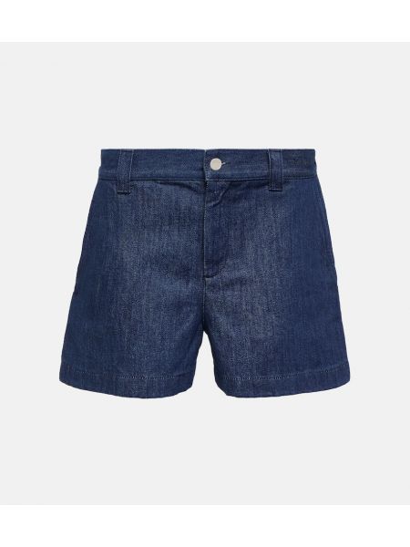 Shorts di jeans Gucci blu