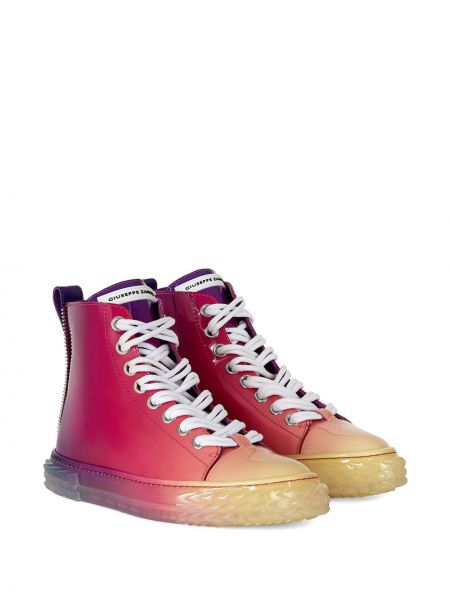 Zapatillas con efecto degradado Giuseppe Zanotti rojo