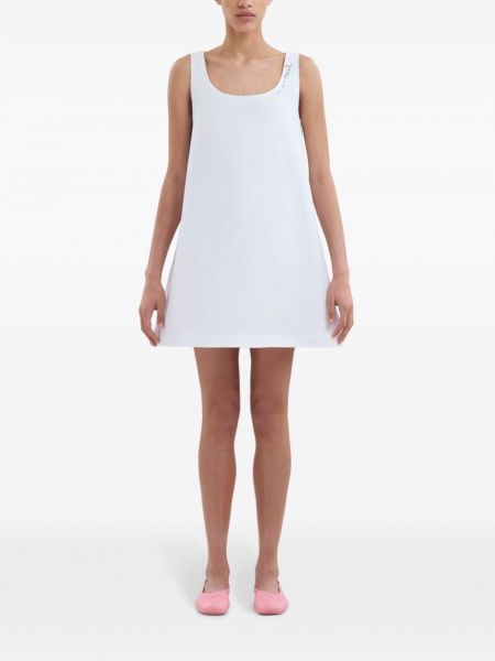 Bavlněné šaty Marni bílé