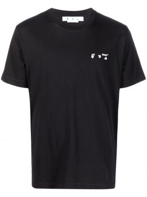 Trykt slank t-skjorte Off-white