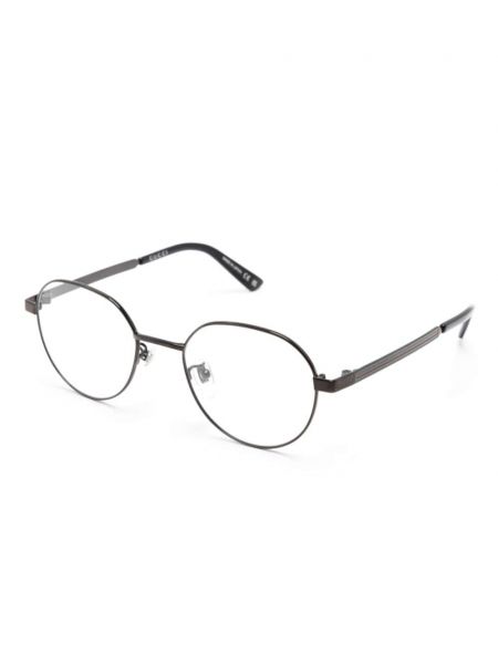 Pruhované brýle Gucci Eyewear černé