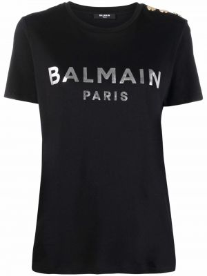 T-shirt Balmain nero